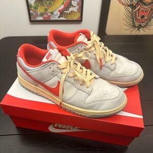 Nike Dunk “Athletic Club” Photon Red and Sail